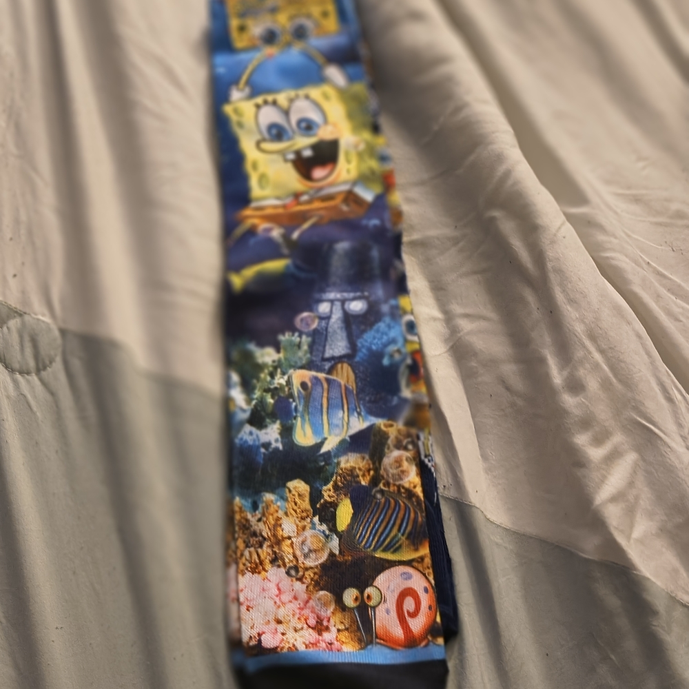 Kids Cartoon Character Scarf - Blue and Yellow